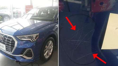 Ni&ntilde;a raya 10 autos de lujo en una agencia y demandan a sus padres