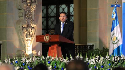 Jimmy Morales: "Como Gobierno, hicimos lo que se ten&iacute;a que hacer"