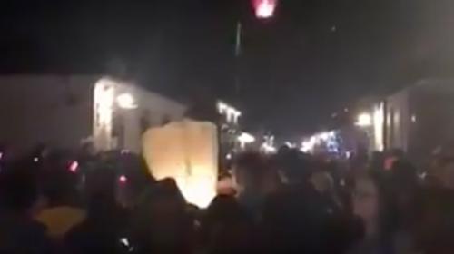 Este globo rojo podr&iacute;a ser el causante del incendio en la Antigua