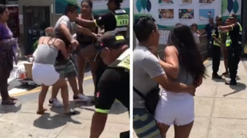 Mujer arma tremenda pelea al descubrir infidelidad