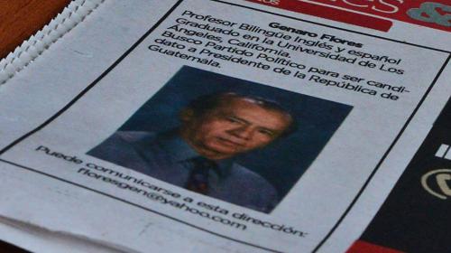 El candidato presidencial que busca partido en los clasificados