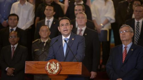 Esto dice Jimmy Morales tras anunciar la finalización de la CICIG