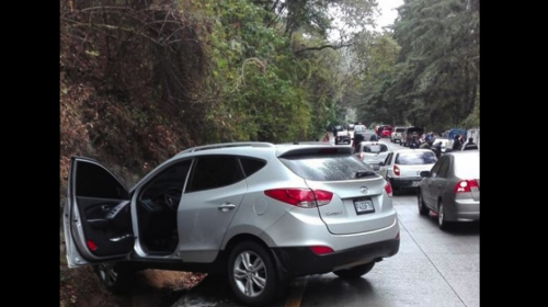Ola de accidentes en la ruta a Antigua Guatemala