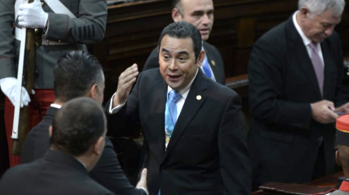 Los puntos cuestionables que Jimmy Morales dijo en su informe