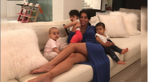 As&iacute; apoy&oacute; Georgina Rodr&iacute;guez a Cristiano en la final de Copa