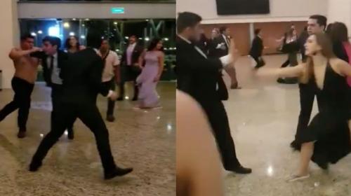 Invitados de una boda se van a los golpes por &iquest;un centro de mesa?
