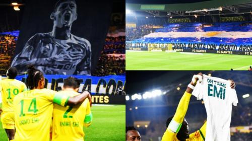 Desgarrador homenaje del Nantes a futbolista desaparecido