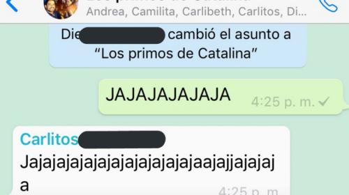 Catalina, la desconocida que se volvi&oacute; viral al invadir un chat