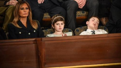 Invitaron a este ni&ntilde;o por apellidarse Trump, pero se durmi&oacute;