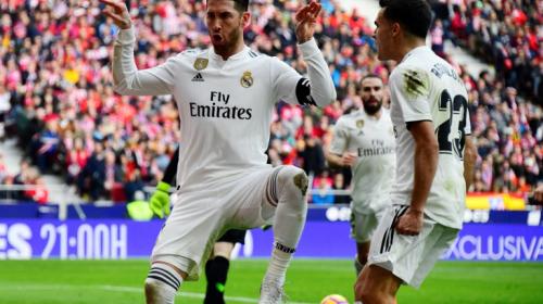 La polémica y provocadora celebración de Sergio Ramos