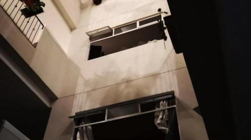 Investigan edificio en el que ocurrió explosión en Las Charcas
