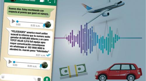 "¡Te ganaste un carro! pero..." Audios de las estafas en WhatsApp