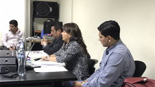 Así llegó Jabes Meda a Tribunales para enfrentar juicio 