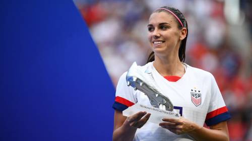 El sensual baile de Alex Morgan para celebrar el t&iacute;tulo mundial