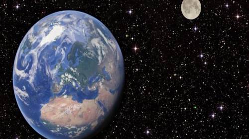 Captan imagen de la Tierra durante eclipse solar