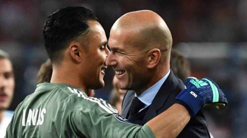 Los detalles de la llamada que Zidane le hizo a Keylor Navas