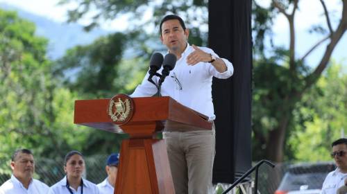 Jimmy Morales: "Pero nadie podr&aacute; decir que soy corrupto o ladr&oacute;n"