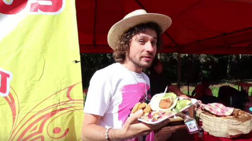 Luisito Comunica y la comida "callejera" de Guatemala