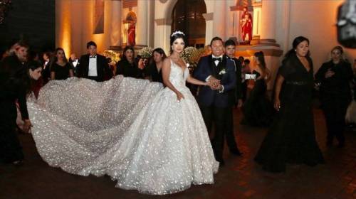 &iexcl;Entre lujos y pol&eacute;mica! As&iacute; fue la boda de Kimberly y Edwin Luna