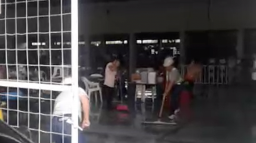 Se inunda sal&oacute;n del TSE en el Parque de la Industria