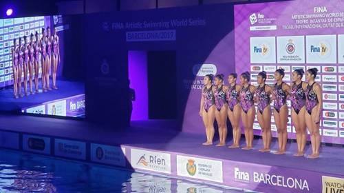 Guatemala llega y hace historia en mundial de nado sincronizado