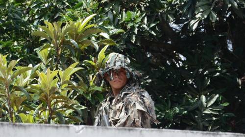 El fuerte dispositivo de seguridad tras el voto de Jimmy Morales