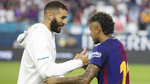 Benzema y Neymar incendian las redes con una fotografía