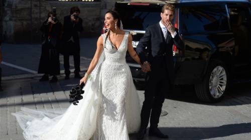 &iexcl;Wow! Publican video de la boda de Sergio Ramos y Pilar Rubio
