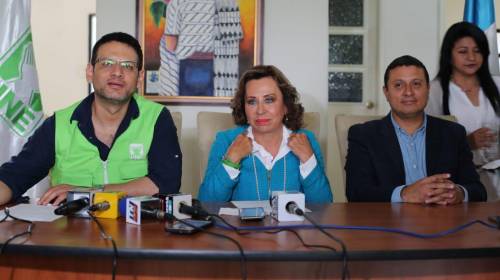 Esta es la petici&oacute;n especial que Sandra Torres le hace al TSE