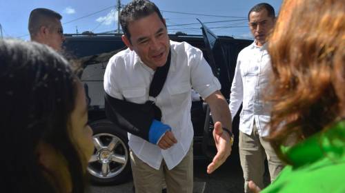 Jimmy Morales reacciona a señalamientos de Sandra Torres 