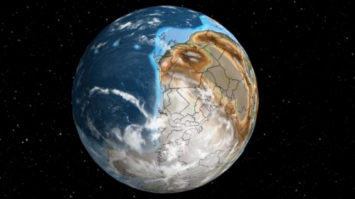 Este mapa te dice d&oacute;nde estaba Guatemala hace millones de a&ntilde;os 