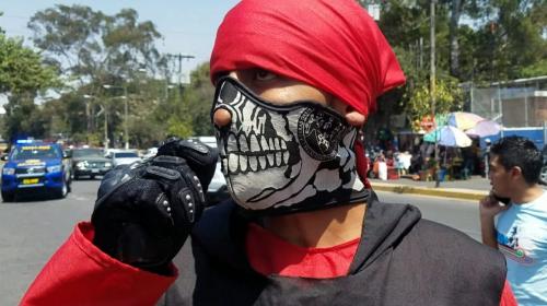 Encapuchado de la USAC demuestra desconocimiento sobre la Huelga