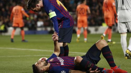 Luis Suárez quedará excluido del Barcelona por lesión