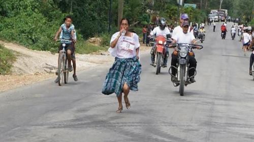 La atleta guatemalteca que corre con g&uuml;ipil competir&aacute; en EE.UU