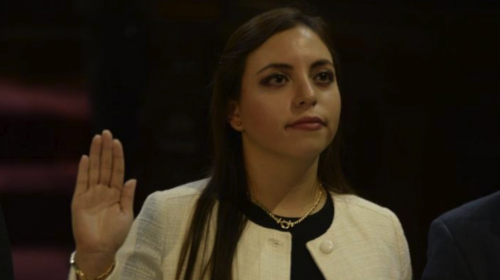 TSE rechaza la inscripci&oacute;n de la diputada Andrea Villagr&aacute;n