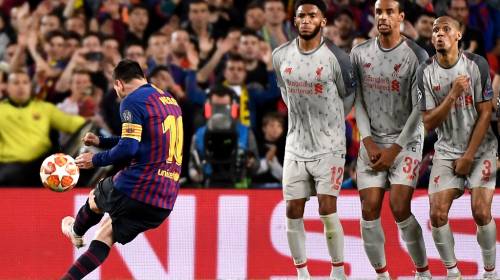 El video inédito del golazo de Messi contra el Liverpool 
