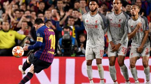 El video in&eacute;dito del golazo de Messi contra el Liverpool 