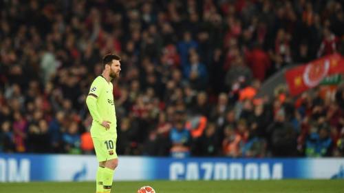 El llanto de Messi despu&eacute;s de la eliminaci&oacute;n del Barcelona