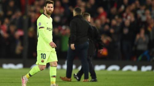 Messi reaparece despu&eacute;s del fracaso de Anfield y sorprende a todos