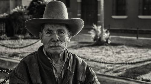 Anciano muere de hambre y arrodillado frente a iglesia 