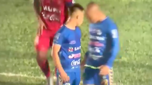 As&iacute; fue la acalorada discusi&oacute;n entre dos jugadores de Cob&aacute;n 