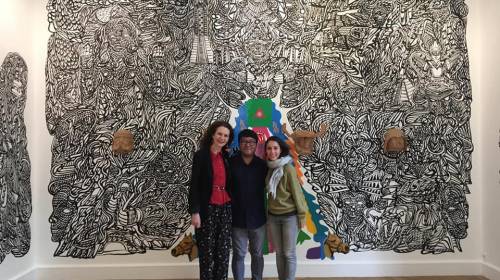 Artista guatemalteco inaugura exposición en Francia