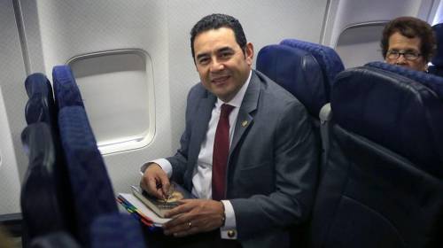El avi&oacute;n presidencial y los viajes al extranjero de Jimmy Morales