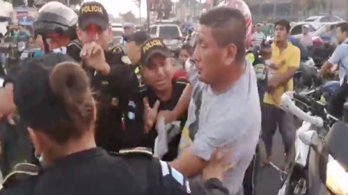 Conductor ebrio atropella a niñas y pelea con agentes de la PNC