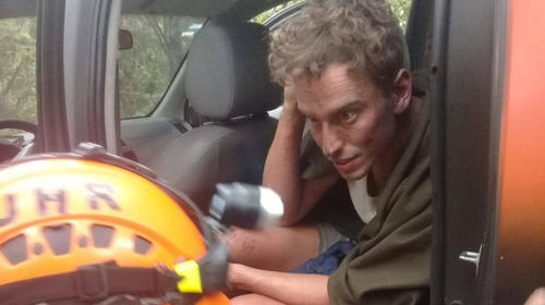 Localizan sano y salvo a turista alemán en Volcán de Fuego