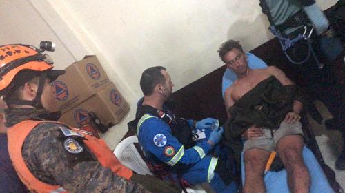 Turista alemán narra las horas de angustia que vivió en el volcán