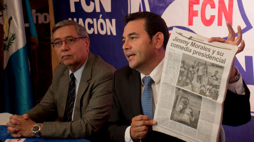 TSE cancela a FCN-Nación, el partido de Jimmy Morales
