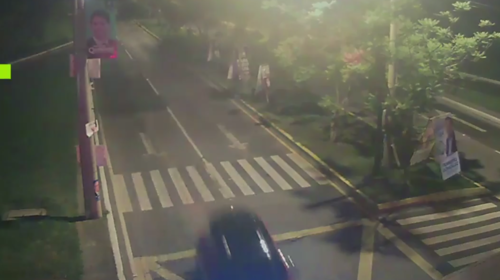 Impactante video muestra un accidente en bulevar La Montaña