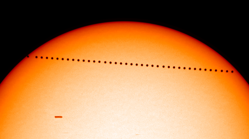 Mercurio está pasando frente a El Sol y así lo puedes ver