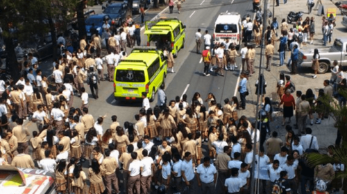 As&iacute; atropell&oacute; Jabes Meda a los estudiantes que manifestaban